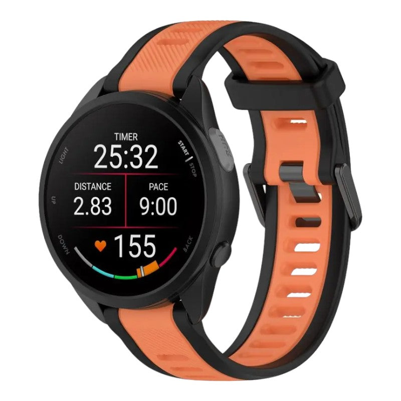 black-orange-garmin-venu-x1-watch-straps-nz-dual-colour-silicone-watch-bands-aus-996622