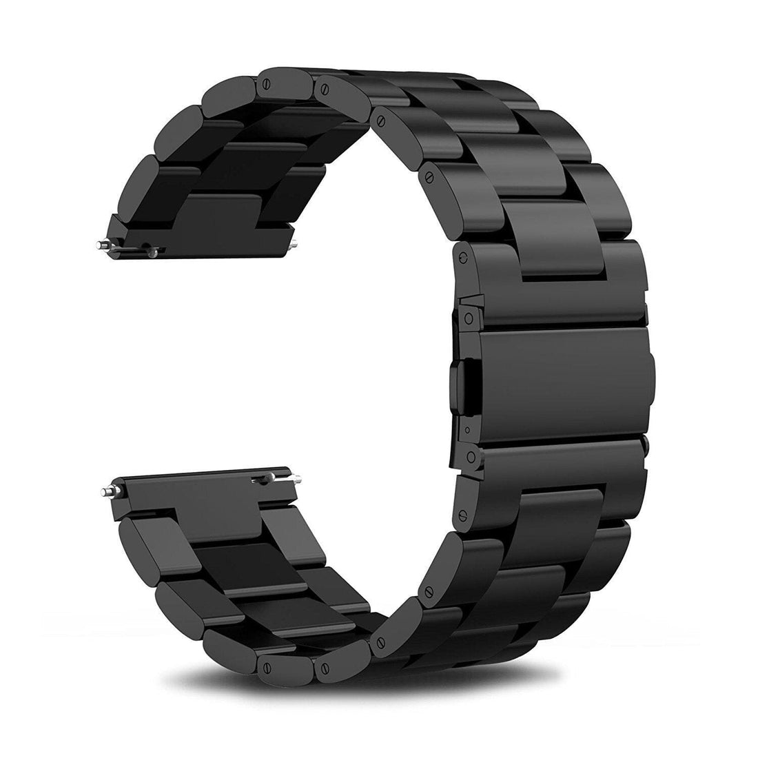 black-metal-google-pixel-watch-4-(41mm)-watch-straps-nz-stainless-steel-link-watch-bands-aus
