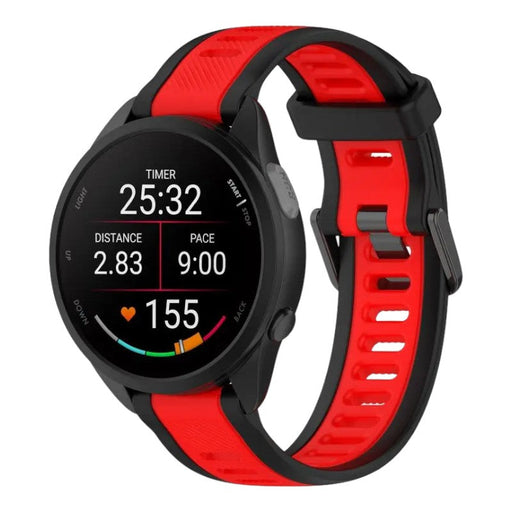 black-red-google-pixel-watch-4-(41mm)-watch-straps-nz-dual-colour-silicone-watch-bands-aus-996612