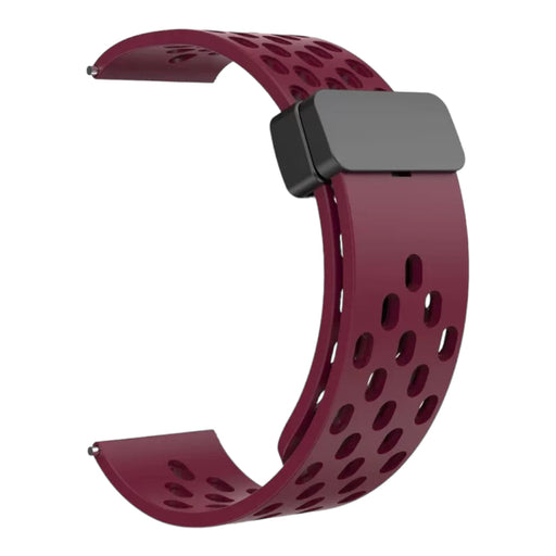 maroon-magnetic-sports-garmin-forerunner-570-(47mm)-watch-straps-nz-magnetic-sports-watch-bands-aus
