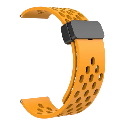 mustard-magnetic-sports-garmin-fenix-7s-watch-straps-nz-magnetic-sports-watch-bands-aus