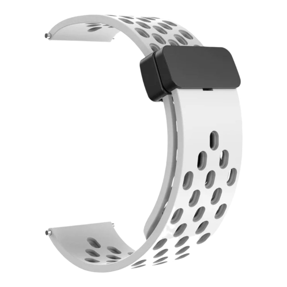 white-magnetic-sports-huawei-watch-gt-5-pro-42mm-watch-straps-nz-magnetic-sports-watch-bands-aus