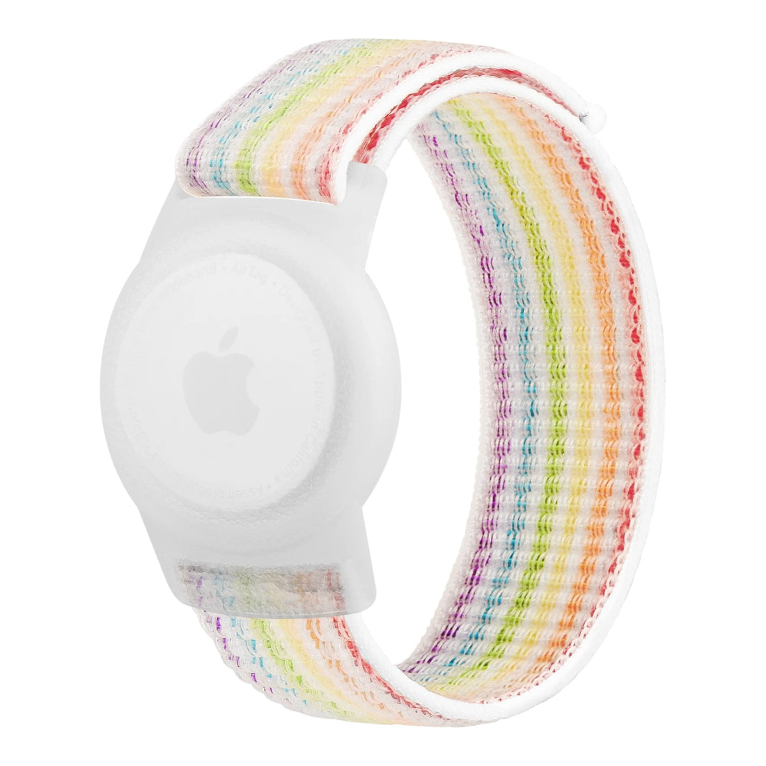 Childrens-Apple-AirTag-compatible-Nylon-Velcro-Watch-Straps-nz-aus-seven-colours