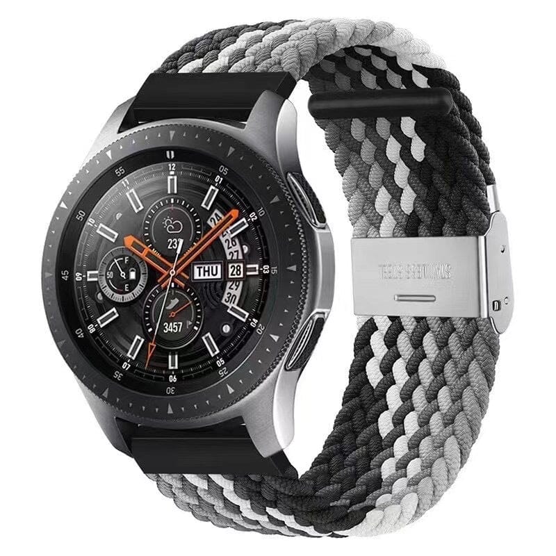 black-grey-white-samsung-galaxy-watch-7-(40mm)-watch-straps-nz-nylon-braided-loop-watch-bands-aus-995734