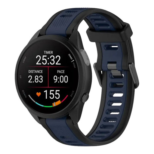 black-navy-blue-garmin-forerunner-970-watch-straps-nz-dual-colour-silicone-watch-bands-aus-996616