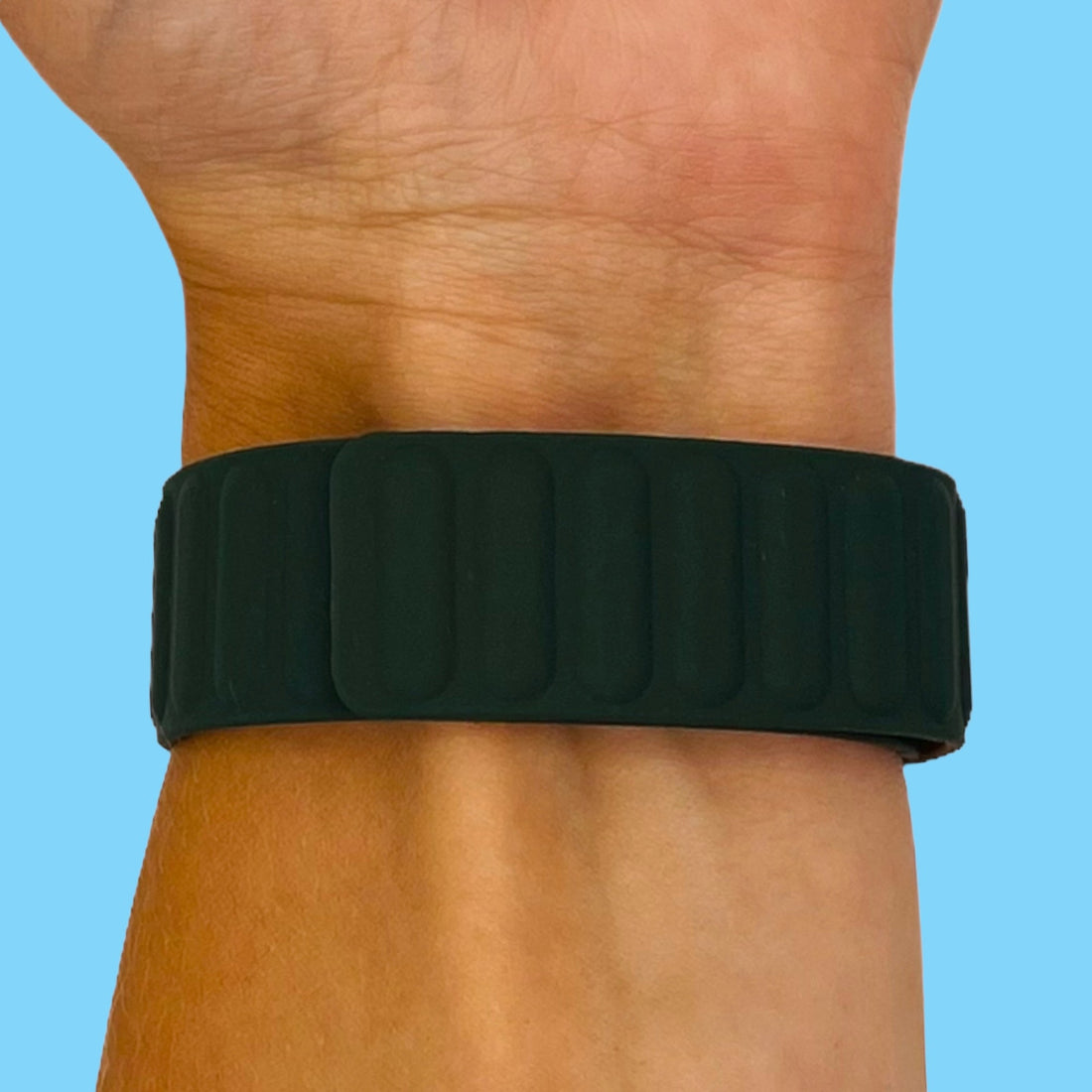 green-garmin-venu-x1-watch-straps-nz-magnetic-silicone-watch-bands-aus