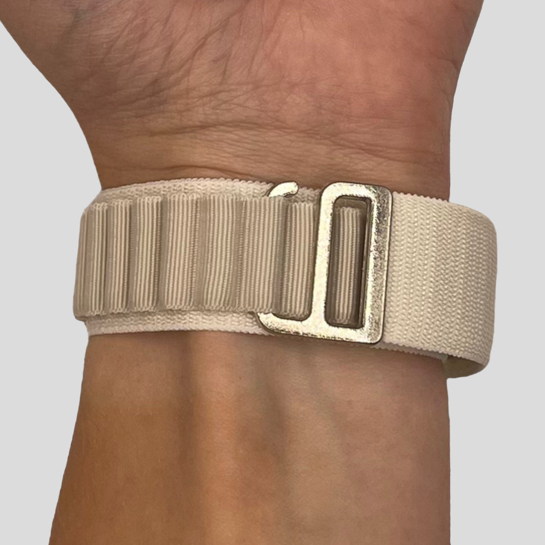 white-huawei-watch-gt-5-(46mm)-watch-straps-nz-alpine-loop-watch-bands-aus
