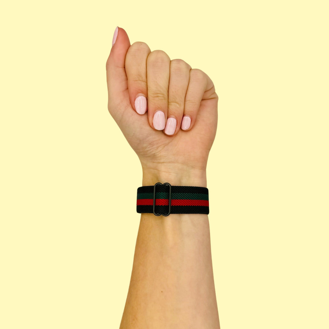 black-red-green-stripe-garmin-venu-x1-watch-straps-nz-braided-loop-flex-watch-bands-aus-996806