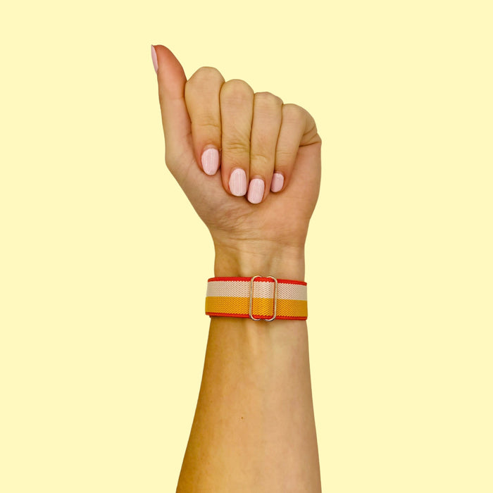 white-gold-rose-stripe-asus-zenwatch-2-(1.45")-watch-straps-nz-braided-loop-flex-watch-bands-aus