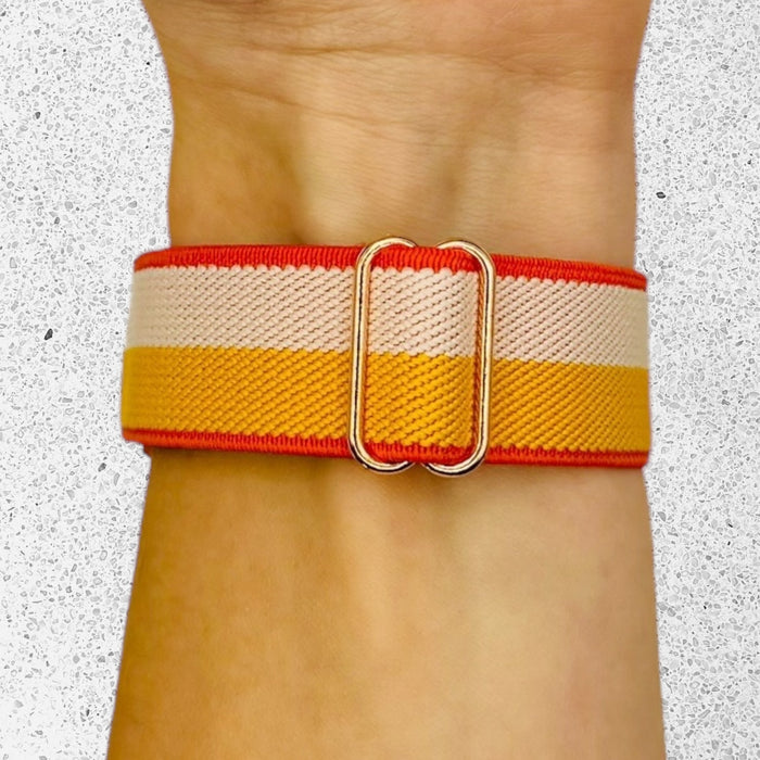 white-gold-rose-stripe-asus-zenwatch-2-(1.45")-watch-straps-nz-braided-loop-flex-watch-bands-aus