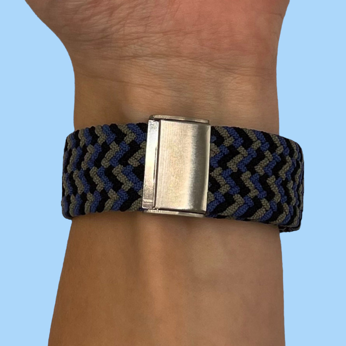 green-blue-black-garmin-venu-x1-watch-straps-nz-nylon-braided-loop-watch-bands-aus-995769