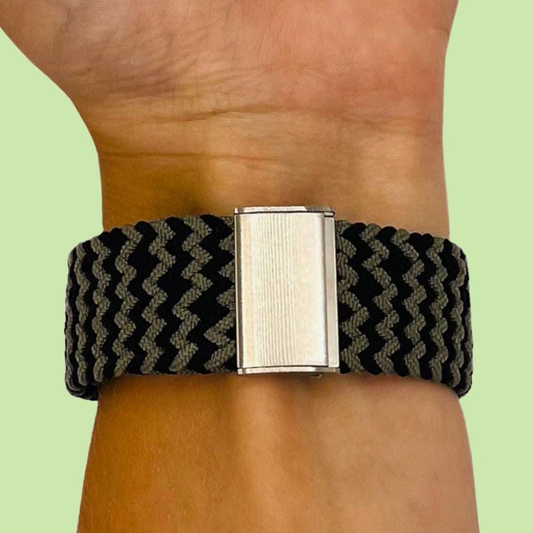 black-green-zig-garmin-venu-x1-watch-straps-nz-nylon-braided-loop-watch-bands-aus-995764