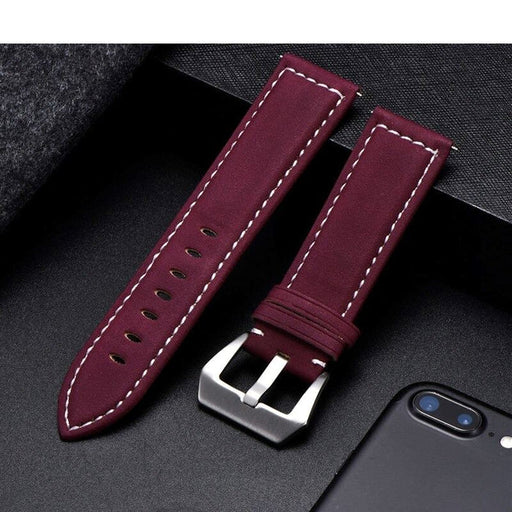 red-silver-buckle-993040-huawei-watch-fit-5-pro-watch-straps-nz-retro-leather-watch-bands-aus