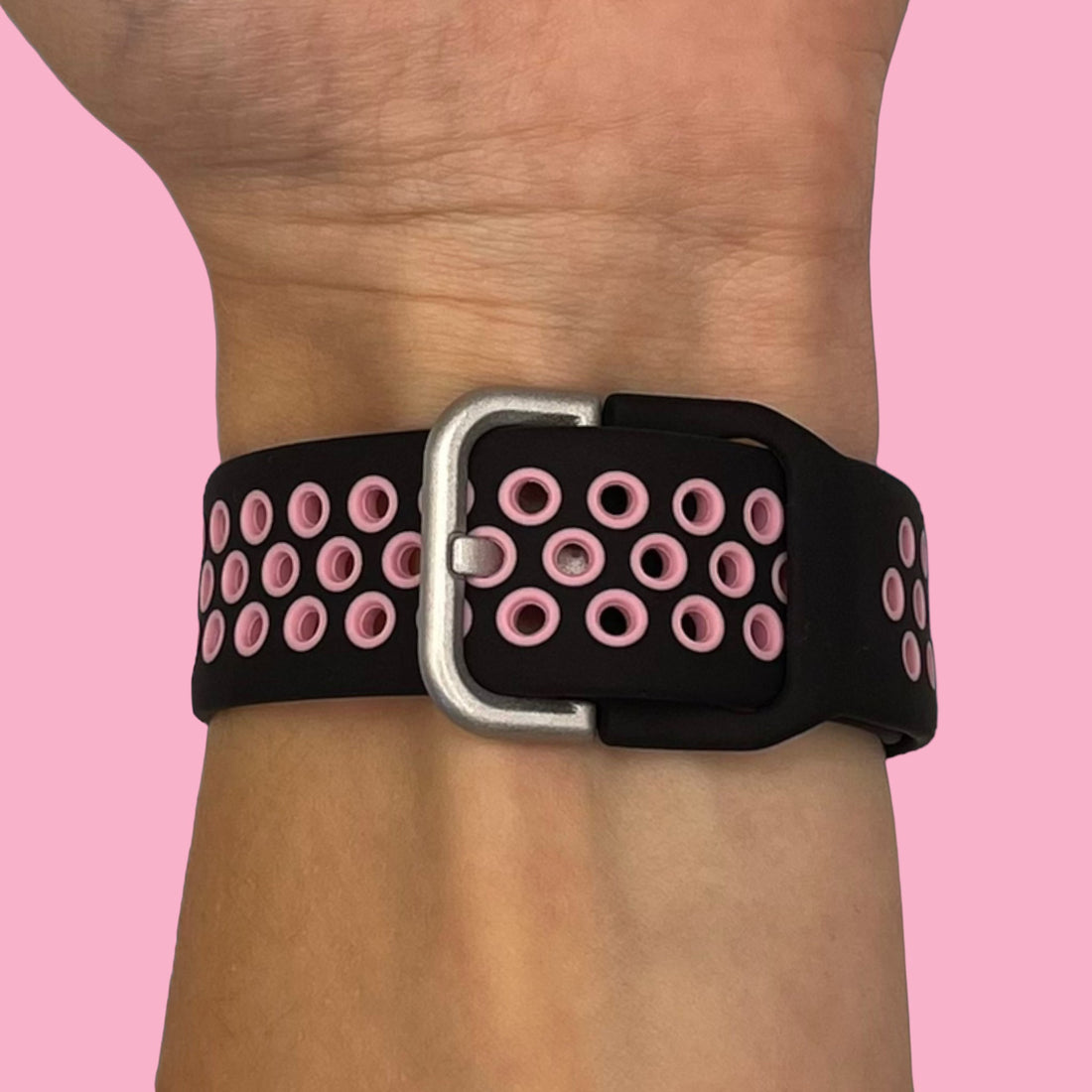 black-and-pink-garmin-instinct-2-watch-straps-nz-silicone-sports-watch-bands-aus