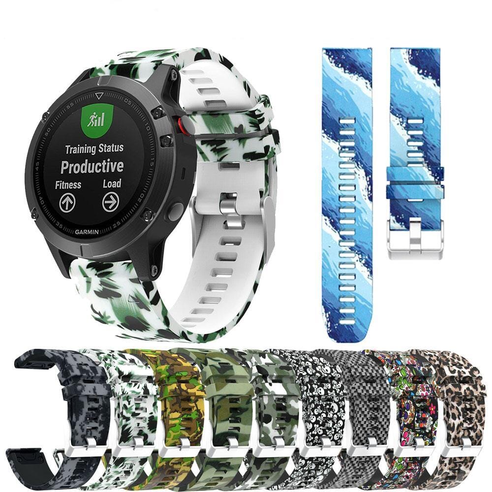 white-swirl-garmin-instinct-watch-straps-nz-pattern-silicone-watch-bands-aus-803300