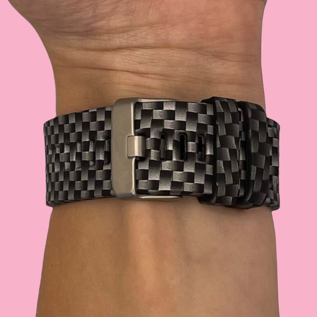 black-checks-garmin-instinct-2-watch-straps-nz-pattern-silicone-watch-bands-aus-803301