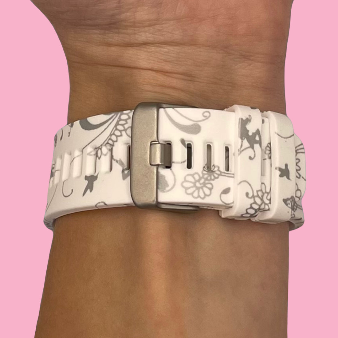 flowers-watch-straps-nz-pattern-silicone-watch-bands-aus