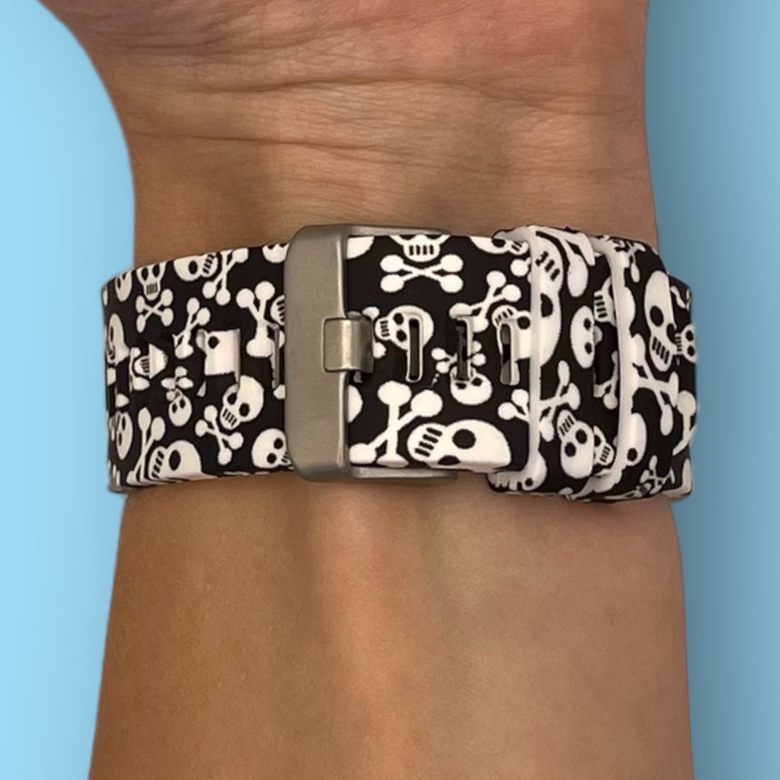 skull-crossbonmes-garmin-instinct-e-(45mm)-watch-straps-nz-pattern-silicone-watch-bands-aus