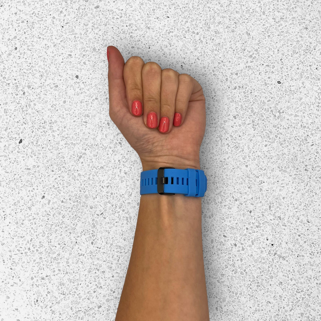 light-blue-garmin-quatix-6-watch-straps-nz-silicone-watch-bands-aus-803011