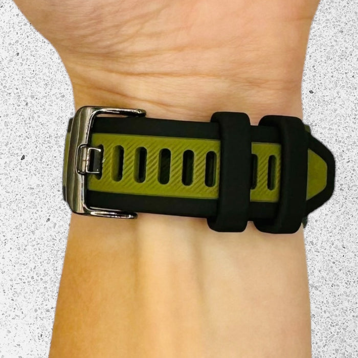 black-green-samsung-galaxy-fit-3-watch-straps-nz-dual-colour-silicone-watch-bands-aus-996609