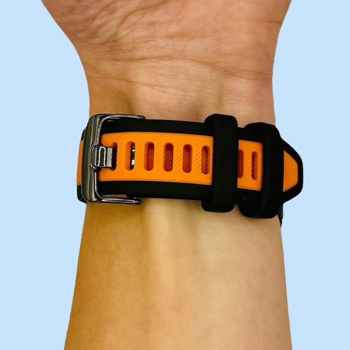 black-orange-kogan-hybrid+-smart-watch-watch-straps-nz-dual-colour-silicone-watch-bands-aus-996600
