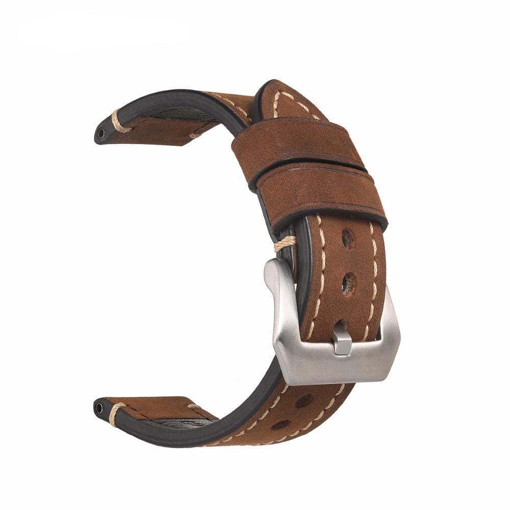 dark-brown-black-buckle-garmin-vivomove-trend-watch-straps-nz-retro-leather-watch-bands-aus-993011
