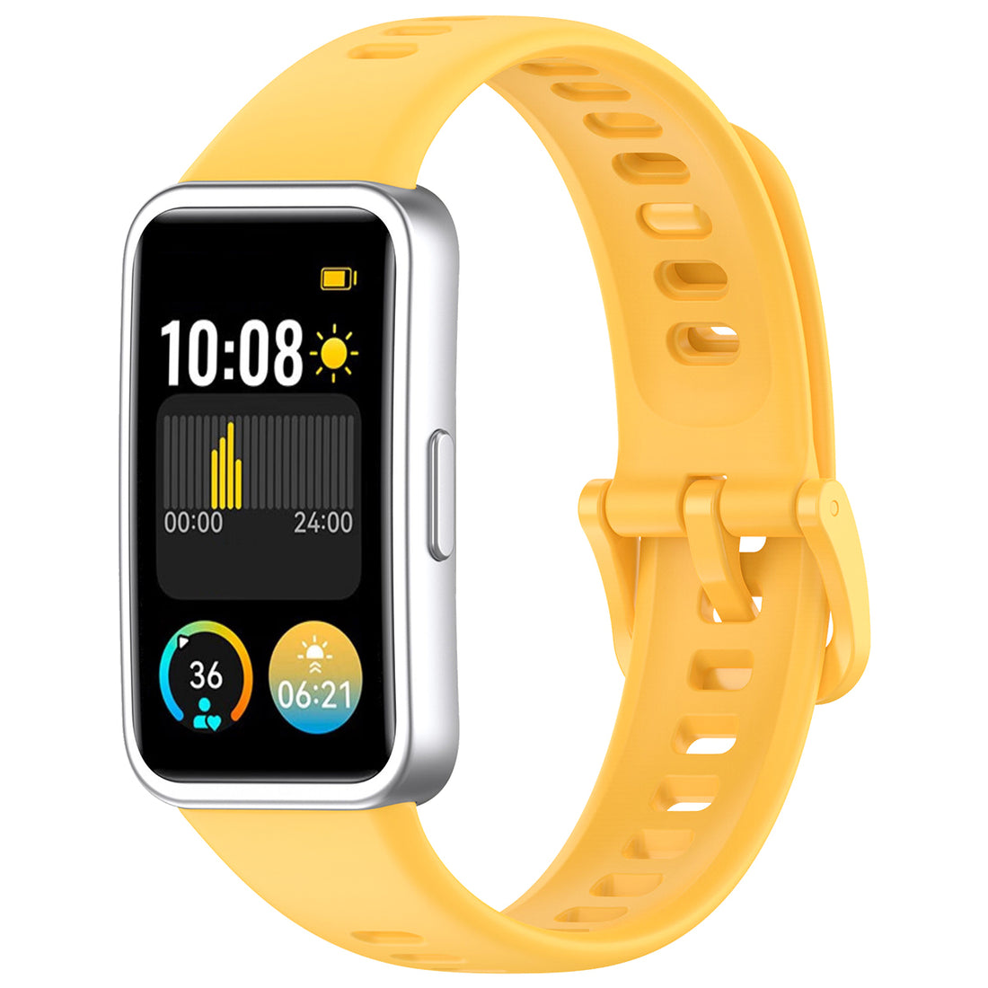 Replacement-Huawei-Watch-Band-8-9-10-Silicone-Watch-Bands-Yellow
