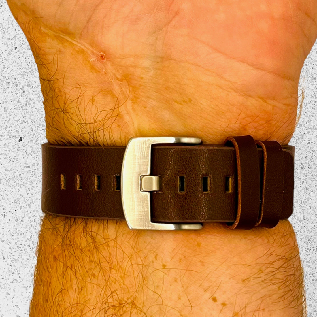 brown-silver-buckle-garmin-venu-x1-watch-straps-nz-leather-watch-bands-aus