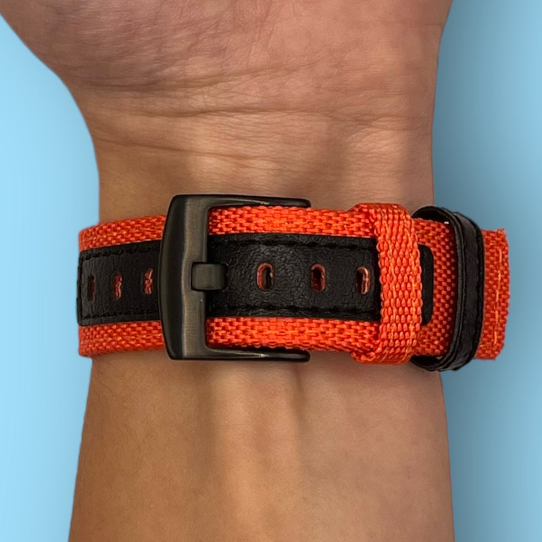 orange-garmin-venu-x1-watch-straps-nz-nylon-and-leather-watch-bands-aus
