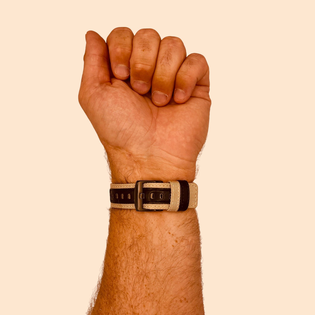 khaki-samsung-galaxy-watch-ultra-watch-straps-nz-nylon-and-leather-watch-bands-aus