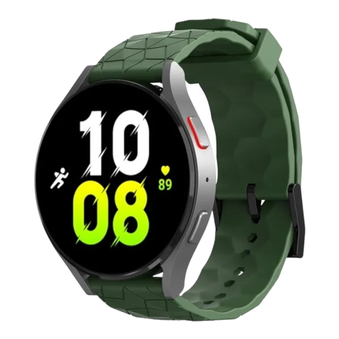 army-green-hex-pattern-huawei-watch-gt-5-pro-42mm-watch-straps-nz-silicone-football-pattern-watch-bands-aus-996402