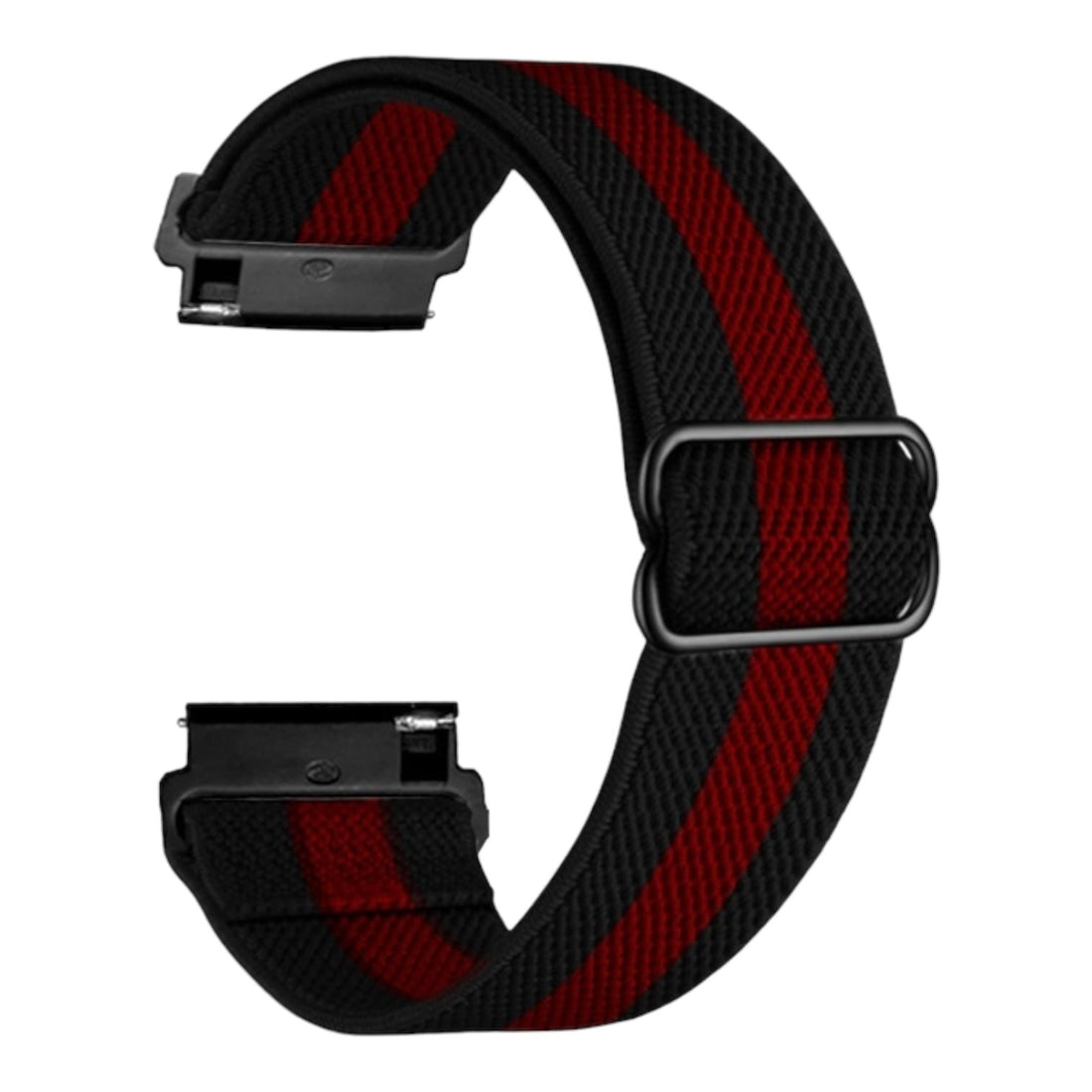 black-red-stripe-garmin-venu-x1-watch-straps-nz-braided-loop-flex-watch-bands-aus-996805