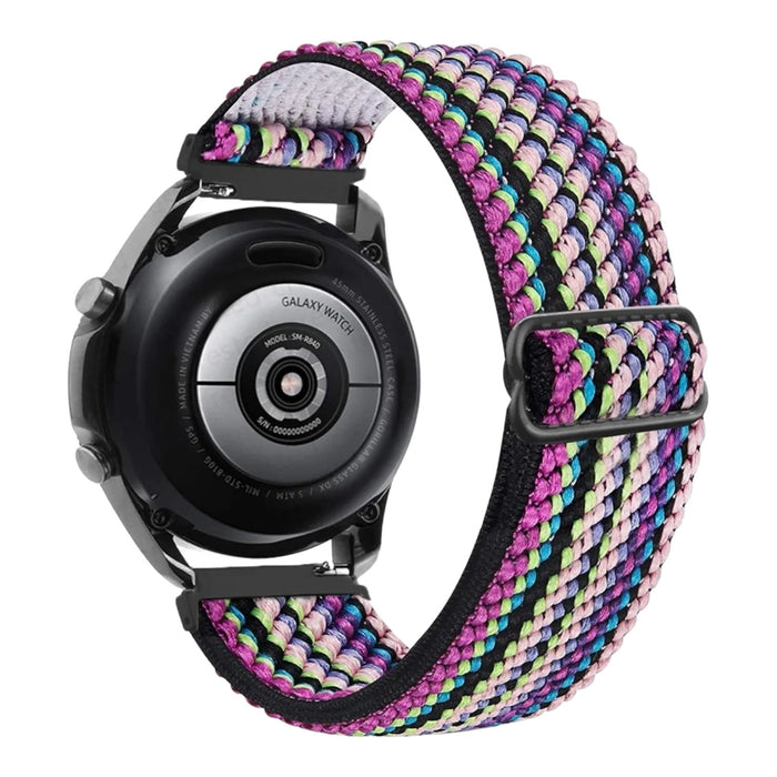 bohemian-rainbow-asus-zenwatch-2-(1.45")-watch-straps-nz-braided-loop-flex-watch-bands-aus