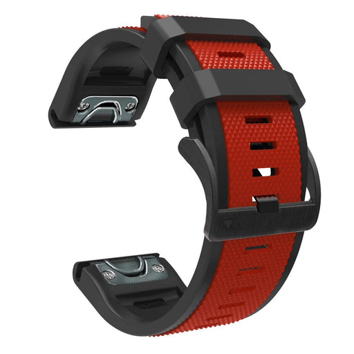 red-black-coros-vertix-watch-straps-nz-dual-colour-sports-watch-bands-aus