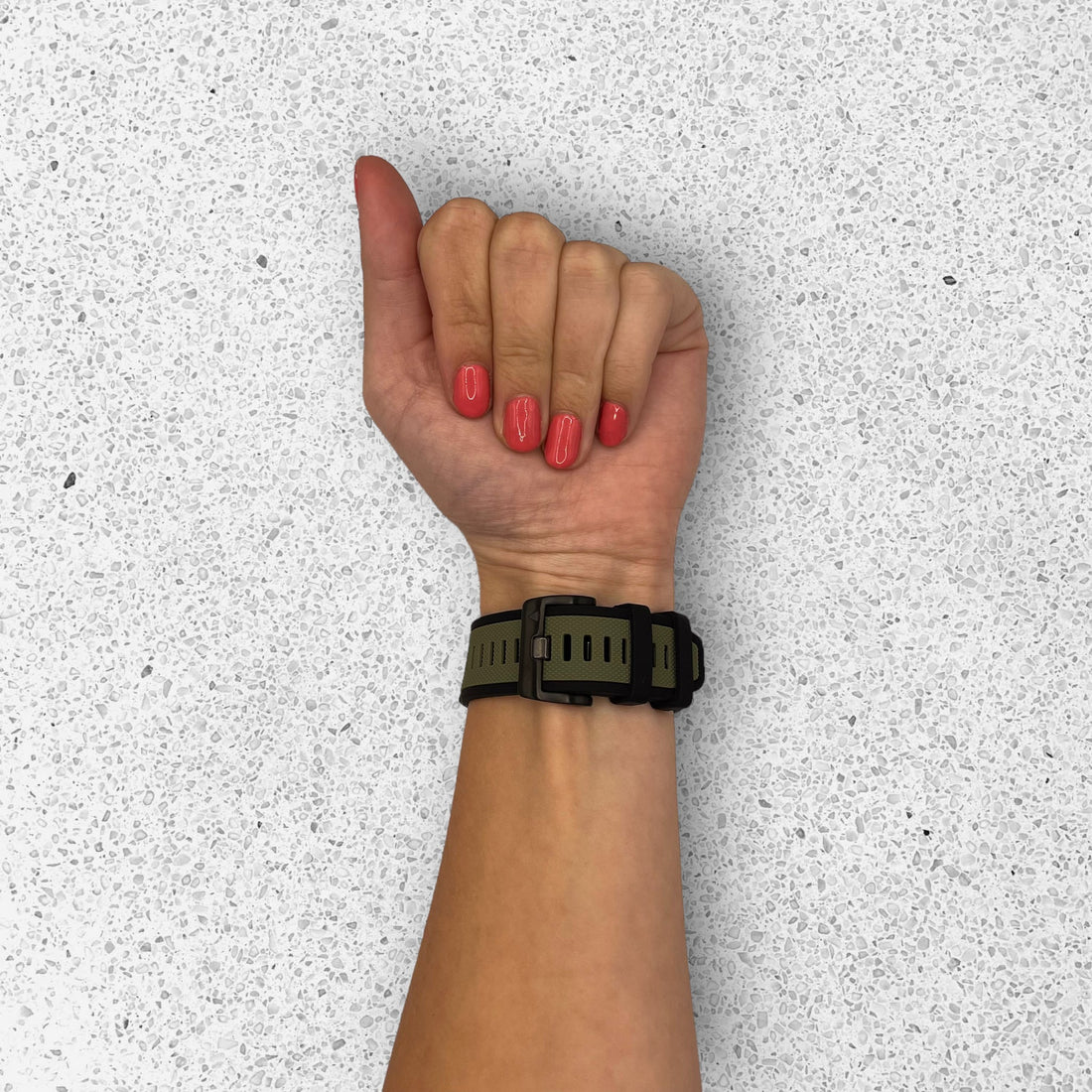 army-green-garmin-fenix-5-watch-straps-nz-dual-colour-sports-watch-bands-aus-803601