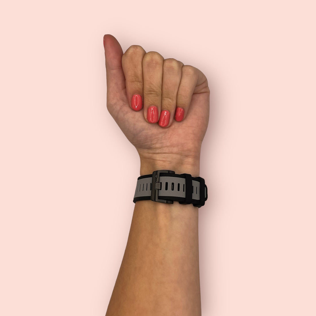 light-grey-garmin-instinct-3-(45mm)-watch-straps-nz-dual-colour-sports-watch-bands-aus-803602