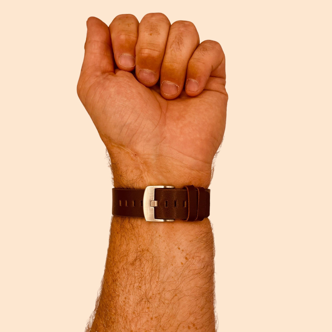 brown-silver-buckle-garmin-venu-x1-watch-straps-nz-leather-watch-bands-aus