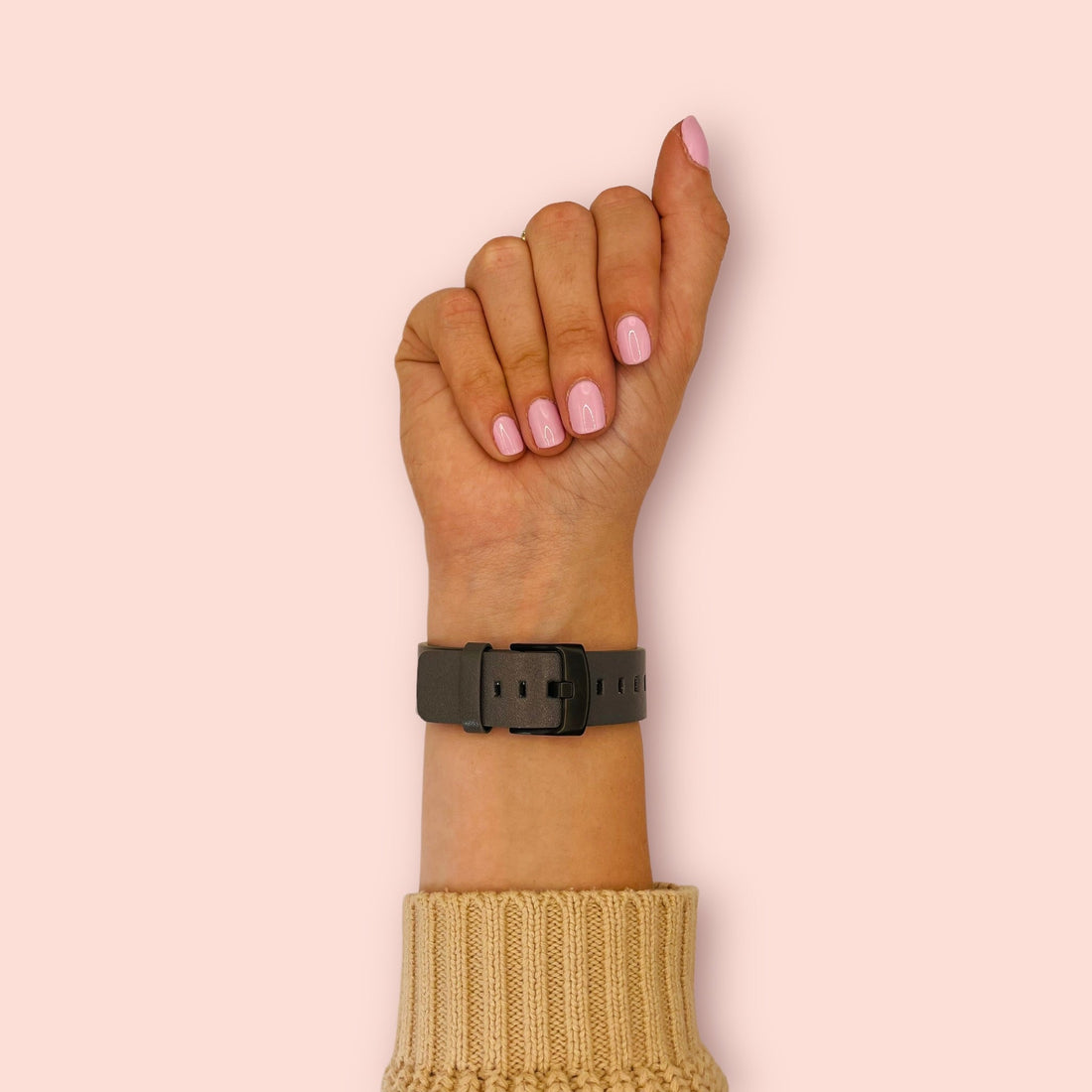 grey-black-buckle-garmin-vivoactive-3-watch-straps-nz-leather-watch-bands-aus