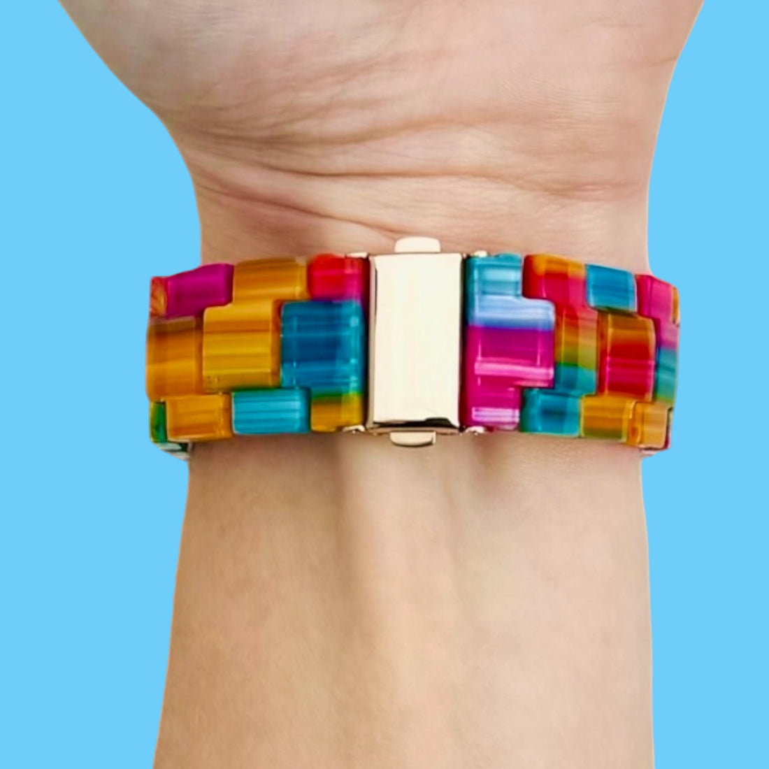 rainbow-garmin-venu-x1-watch-straps-nz-resin-watch-bands-aus-991245