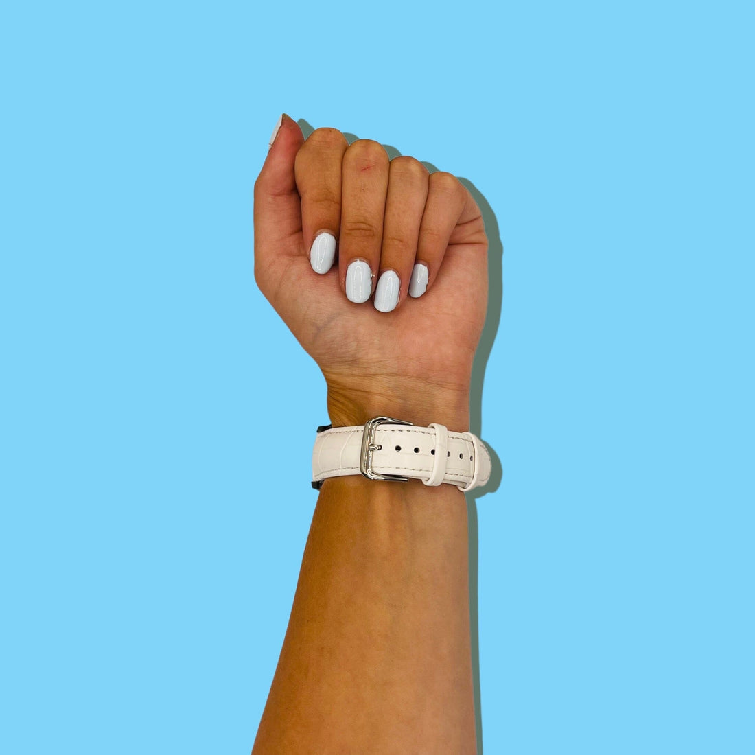 white-garmin-venu-x1-watch-straps-nz-snakeskin-leather-watch-bands-aus