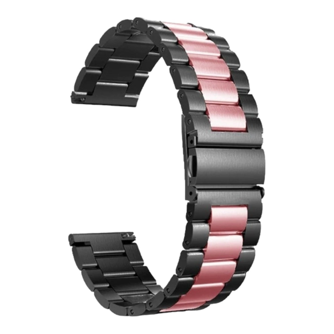 black-rose-pink-metal-garmin-approach-s70-(42mm)-watch-straps-nz-stainless-steel-link-watch-bands-aus-991024