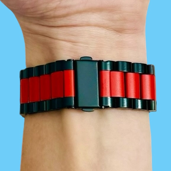 black-red-watch-straps-nz-stainless-steel-link-watch-bands-aus-991105,991106,991107