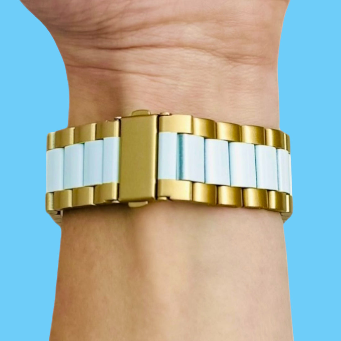 gold-white-metal-garmin-approach-s70-(42mm)-watch-straps-nz-stainless-steel-link-watch-bands-aus-991114