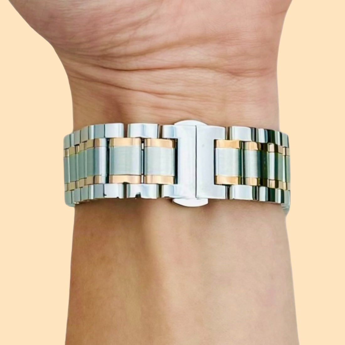 silver-rose-gold-stripe-metal-garmin-venu-x1-watch-straps-nz-stainless-steel-link-watch-bands-aus-991098