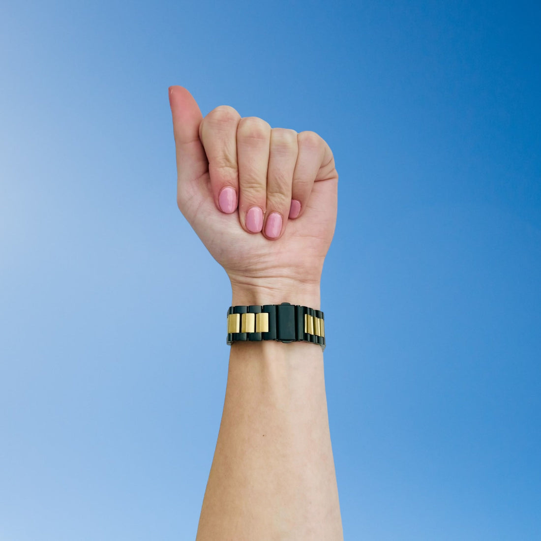 black-gold-metal-garmin-venu-x1-watch-straps-nz-stainless-steel-link-watch-bands-aus-991039