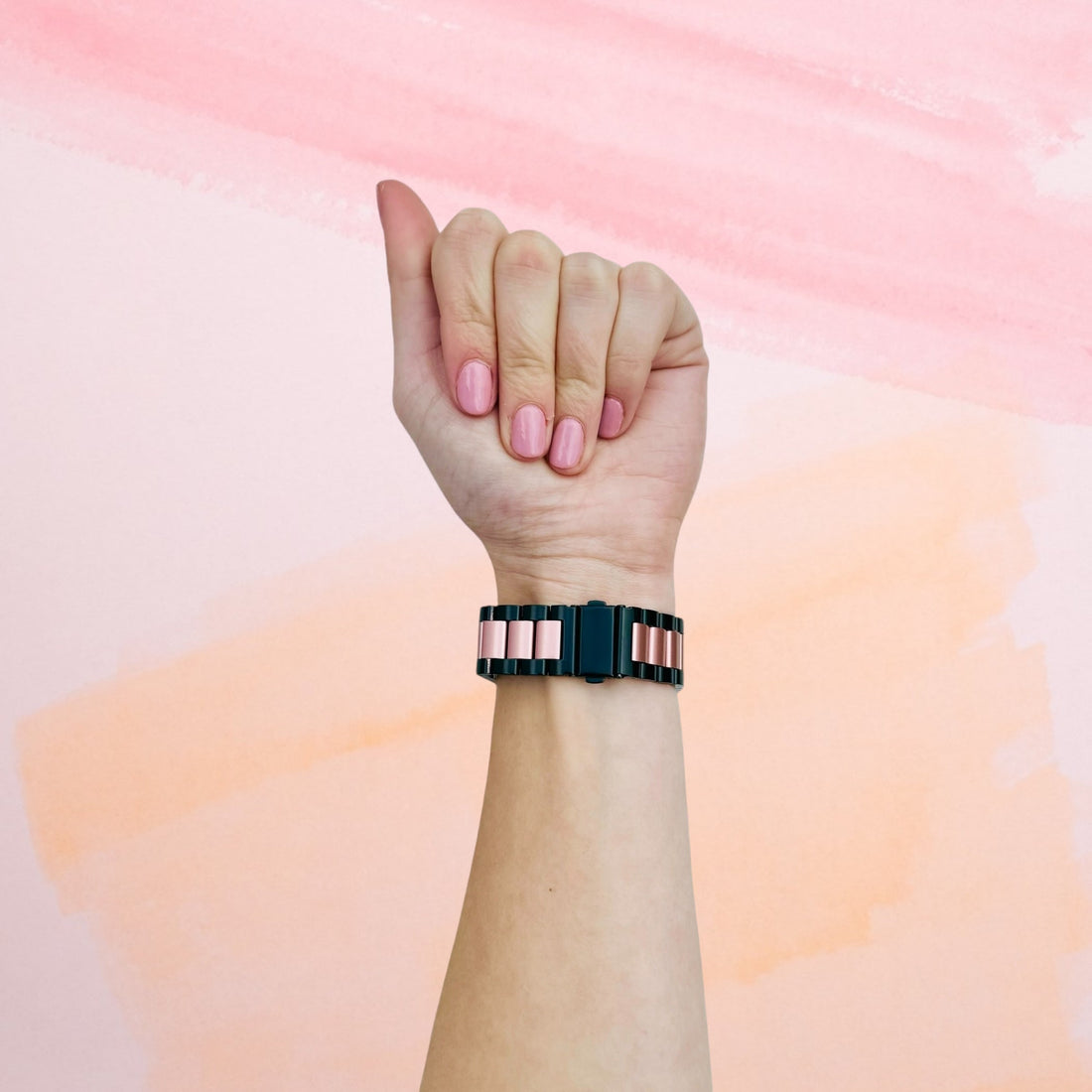 black-rose-pink-metal-coros-apex-2-pro-watch-straps-nz-stainless-steel-link-watch-bands-aus-991094