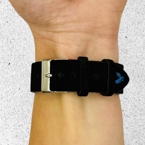 black-red-blue-samsung-galaxy-watch-7-(40mm)-watch-straps-nz-suede-watch-bands-aus