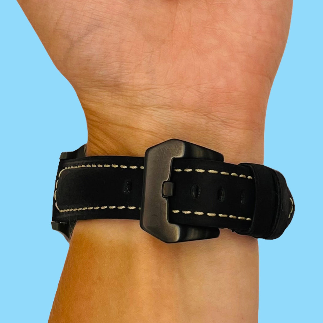 black-black-buckle-huawei-watch-4-pro-watch-straps-nz-retro-leather-watch-bands-aus