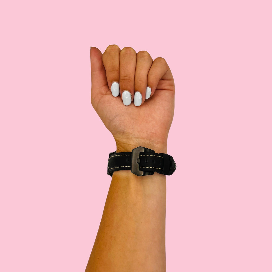 black-black-buckle-xiaomi-redmi-watch-3-active,-lite-youth-watch-straps-nz-retro-leather-watch-bands-aus