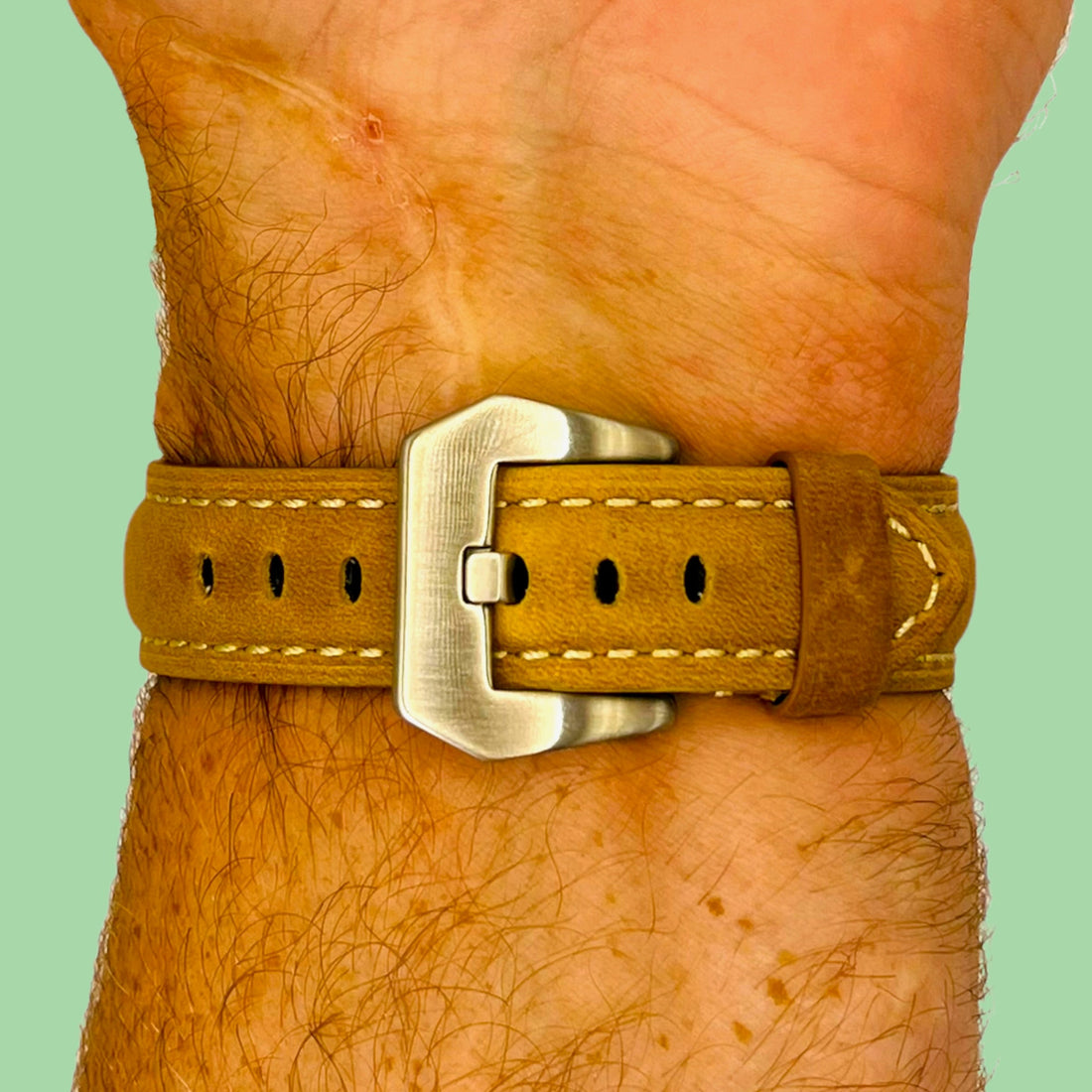 brown-silver-buckle-daniel-washington-classic-40mm-watch-straps-nz-retro-leather-watch-bands-aus